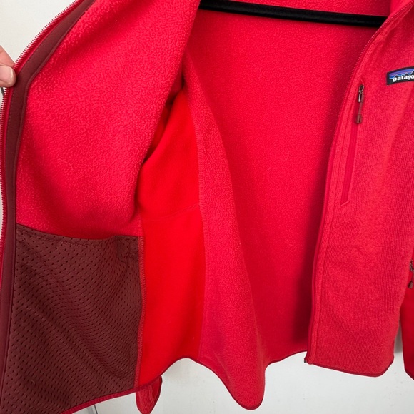 Patagonia Women’s Better Sweater Full Zip Jacket Red Size Medium Outdoor Fleece - Picture 4 of 12